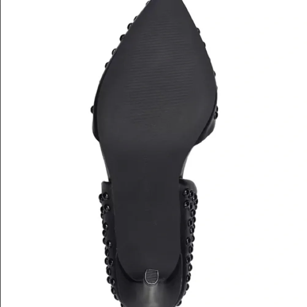 FRENCH CONNECTION high heel studded stunning shoes black 9 - Picture 4 of 5